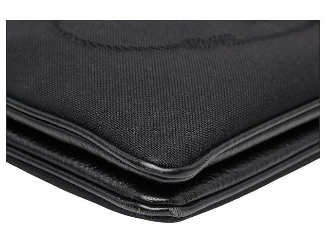 Borsa a tracolla Prada in jacquard con logo Nero - vista 5