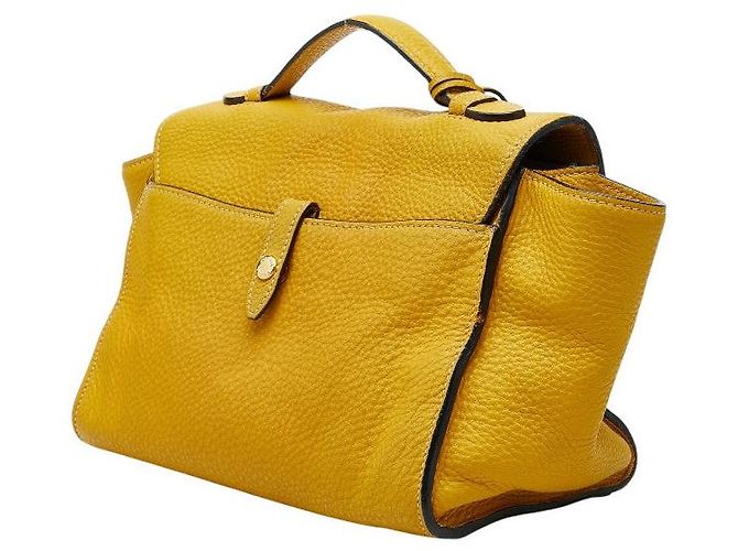 Prada Sound Lock Handtasche Gelb - Ansicht 2