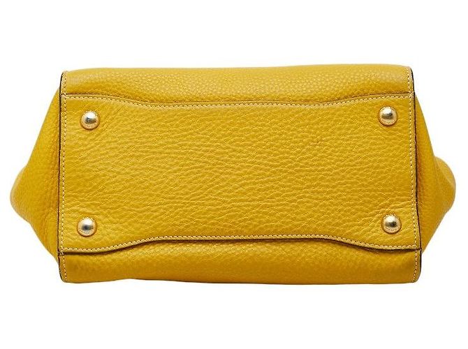 Prada Sound Lock Handtasche Gelb - Ansicht 3