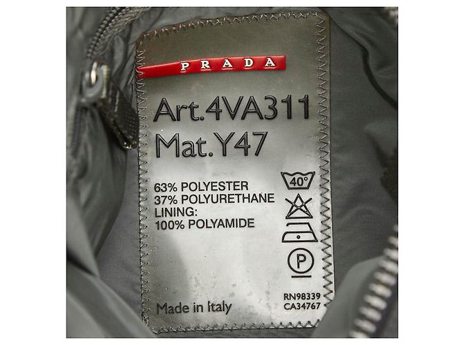 Prada Crossbody-Tasche Grau - Ansicht 9