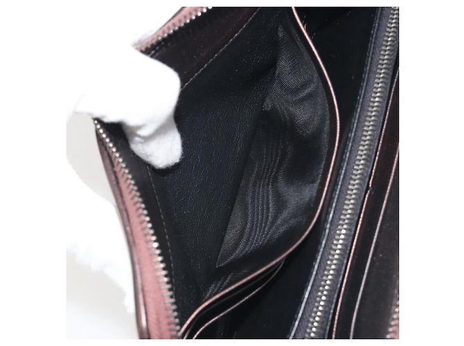 BOTTEGA VENETA Round Long Wallet Leather Brown - vista 15