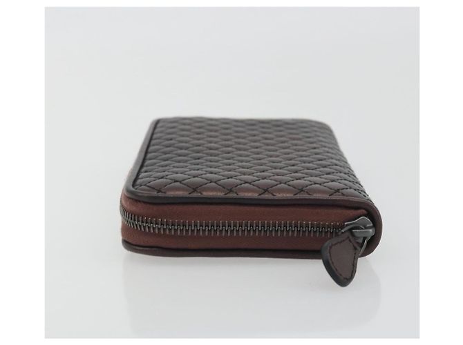 BOTTEGA VENETA Round Long Wallet Leather Brown - vista 5