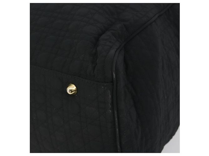 Christian Dior Canage Boston Bag Nylon Black Gold - vista 10