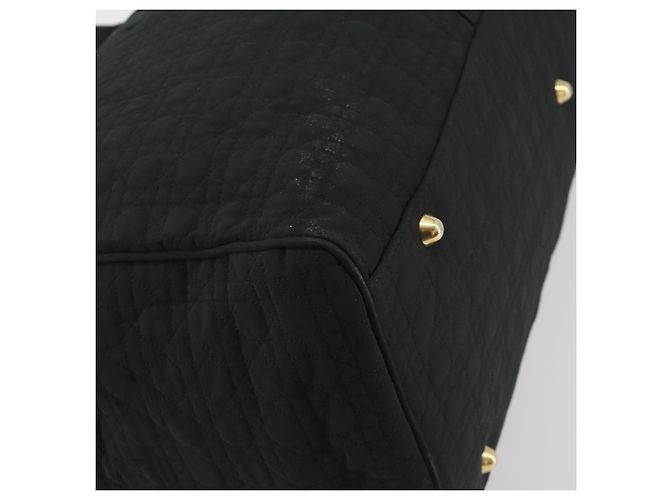 Christian Dior Canage Boston Bag Nylon Black Gold - vista 13