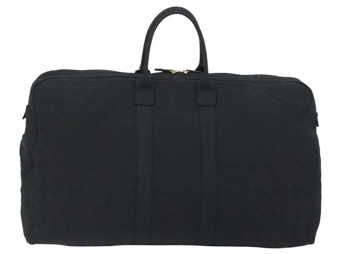 Christian Dior Canage Boston Bag Nylon Black Gold - vista 3