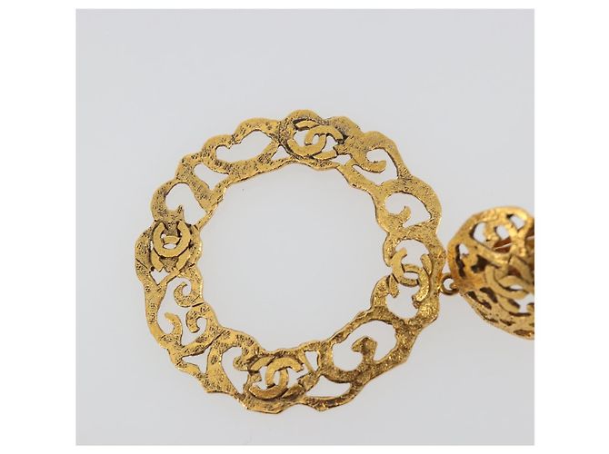 CHANEL Pierce Metal Gold Tone CC - Ansicht 12
