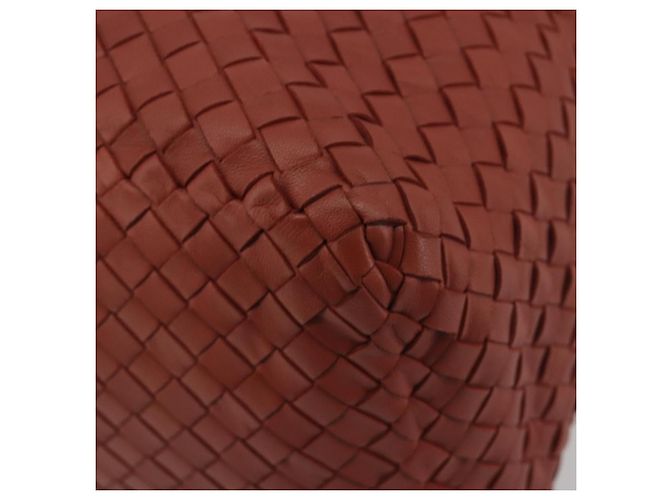 BOTTEGA VENETA INTRECCIATO Tote Bag Leather Brown - vista 10