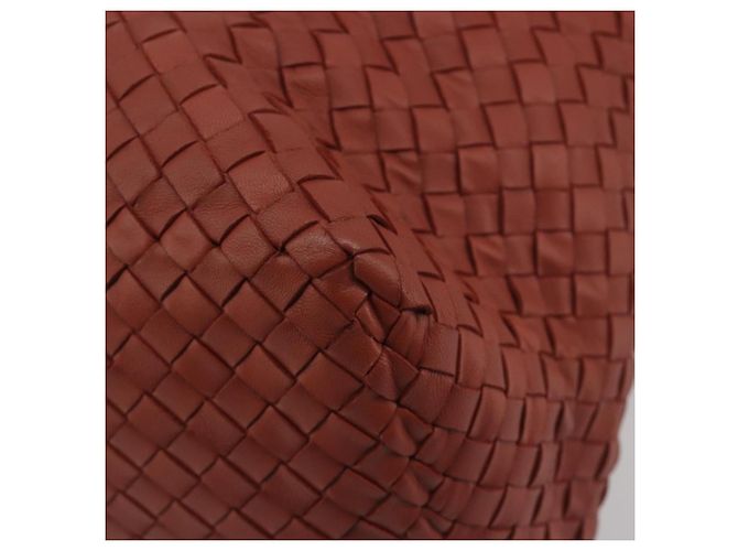BOTTEGA VENETA INTRECCIATO Tote Bag Leather Brown - vista 12