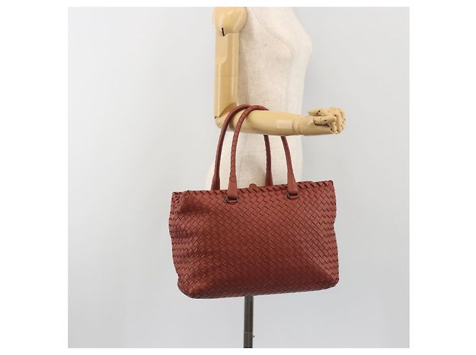 BOTTEGA VENETA INTRECCIATO Tote Bag Leather Brown - vista 22