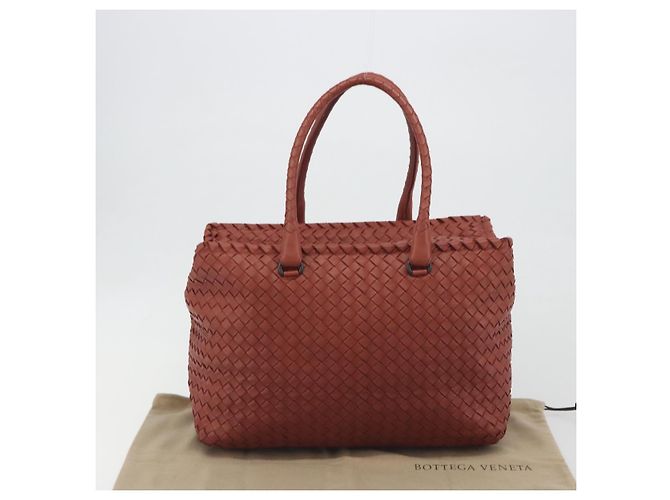 BOTTEGA VENETA INTRECCIATO Tote Bag Leather Brown - vista 23
