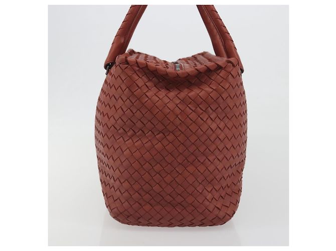 BOTTEGA VENETA INTRECCIATO Tote Bag Leather Brown - vista 4