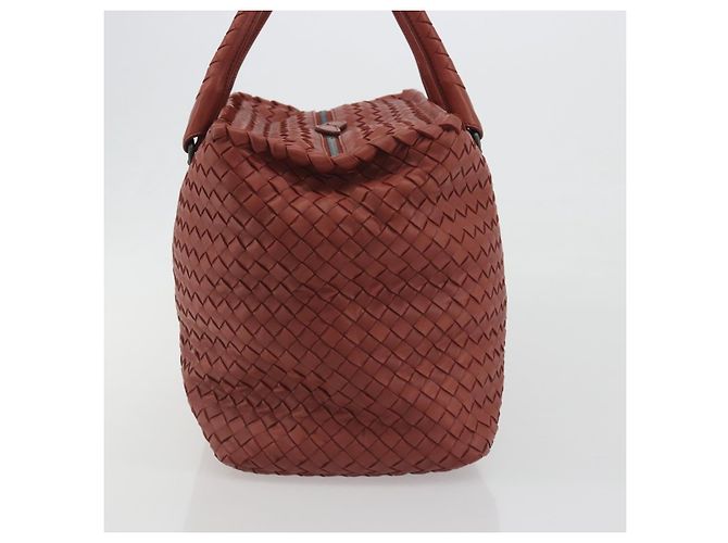 BOTTEGA VENETA INTRECCIATO Tote Bag Leather Brown - vista 5