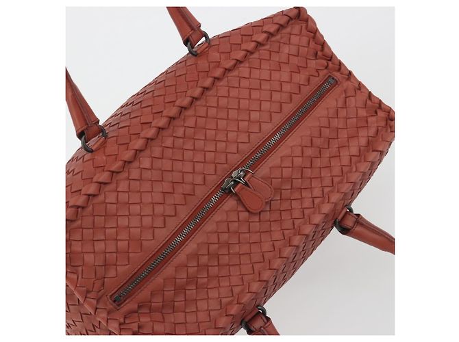 BOTTEGA VENETA INTRECCIATO Tote Bag Leather Brown - vista 6