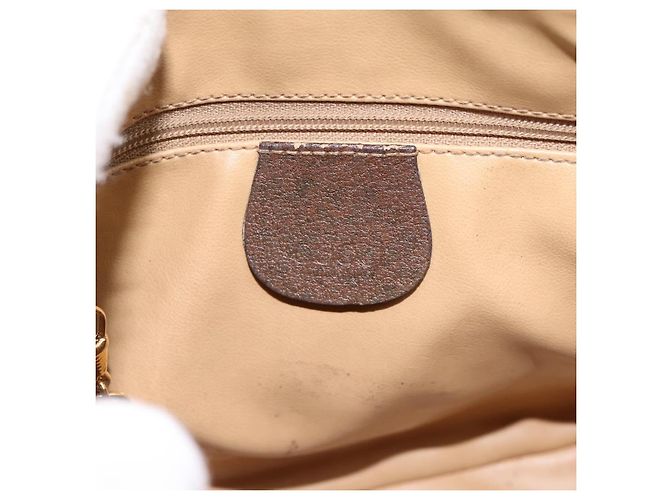 GUCCI GG Supreme Web Sherry Line Shoulder Bag PVC Beige 001 123 4002 - vista 15