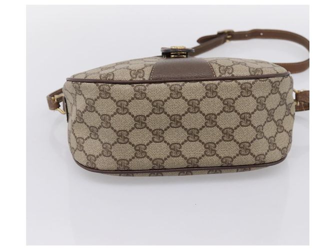 GUCCI GG Supreme Web Sherry Line Shoulder Bag PVC Beige 001 123 4002 - vista 9