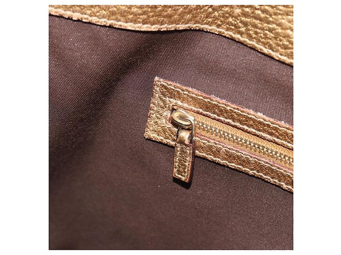 GUCCI Horsebit Tote Bag Leather Gold 137385 - vista 19