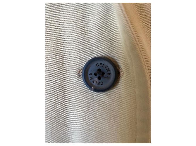 Autre Marque Blazer Celyn b. de mezcla de algodón beige con capucha desmontable Negro - vista 3