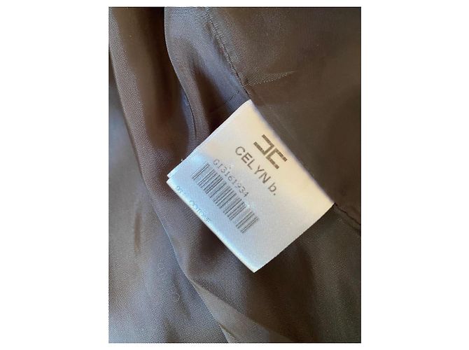 Autre Marque Blazer Celyn b. de mezcla de algodón beige con capucha desmontable Negro - vista 7
