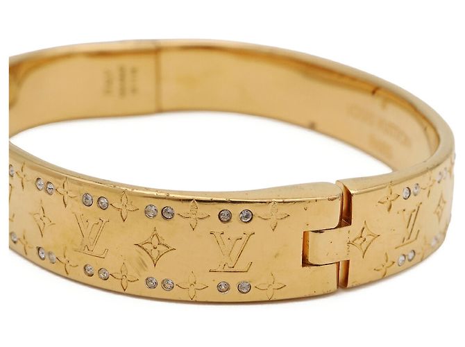 Louis Vuitton Nanogram Strass Armreif Golden - Ansicht 6