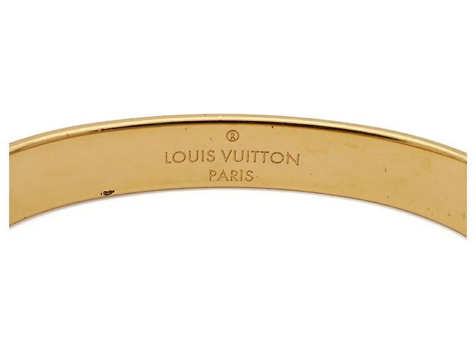 Louis Vuitton Nanogram Strass Armreif Golden - Ansicht 7