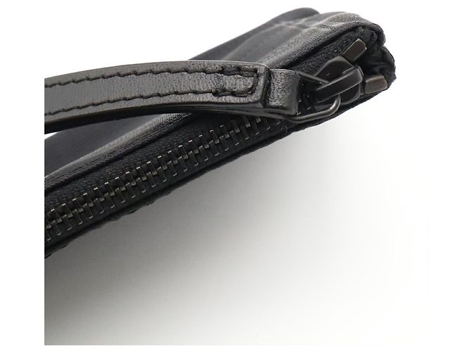 Chanel New Travel Line Pochette Borsa a Mano Nera Nero - vista 5