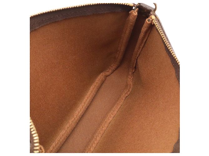 Louis Vuitton Monogram Pochette Accessoires Handbag Pouch Marrone - vista 7