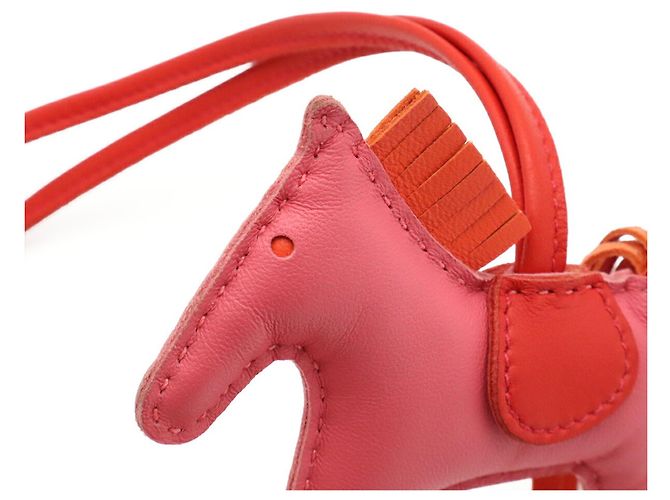 Hermès Rodeo PM Bag Charm in Orange - Ansicht 5