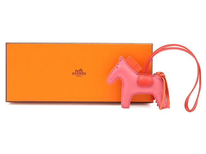 Hermès Rodeo PM Bag Charm in Orange - Ansicht 8