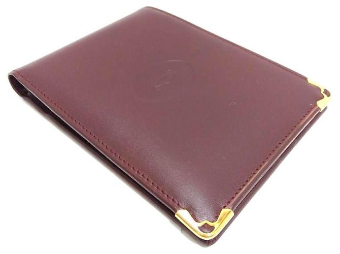 Cartier Must Line Bi-Fold Geldbörse Bordeaux - Ansicht 3