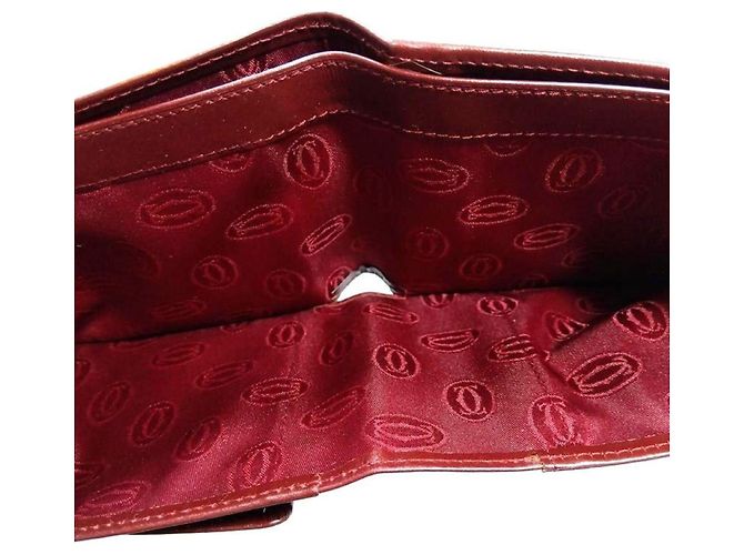 Cartier Must Line Bi-Fold Geldbörse Bordeaux - Ansicht 6