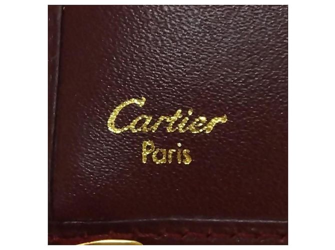 Cartier Must Line Bi-Fold Geldbörse Bordeaux - Ansicht 7