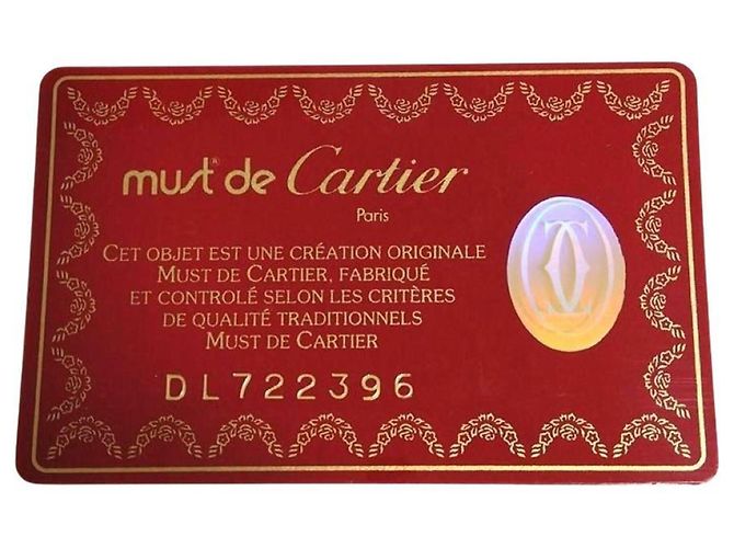 Cartier Must Line Bi-Fold Geldbörse Bordeaux - Ansicht 9