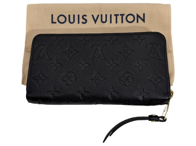 Louis Vuitton Portefeuille Clemence Long Wallet Nero - vista 11