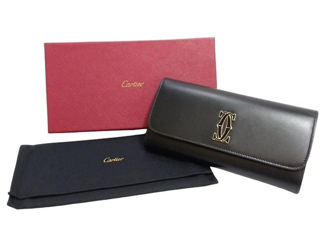 Cartera larga Cartier C de International Negro - vista 11