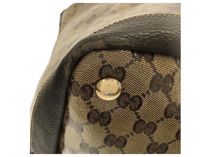 Borsa a tracolla Gucci 105669 FZIFG Marrone Beige - vista 3