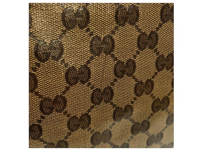 Borsa a tracolla Gucci 105669 FZIFG Marrone Beige - vista 4