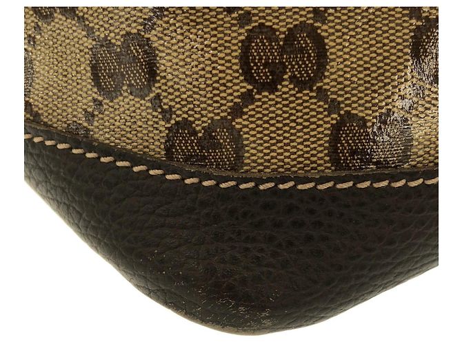 Borsa a tracolla Gucci 105669 FZIFG Marrone Beige - vista 5
