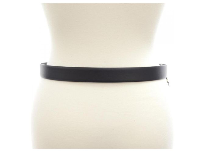 Cinturón Chanel Standard Black Negro - vista 2