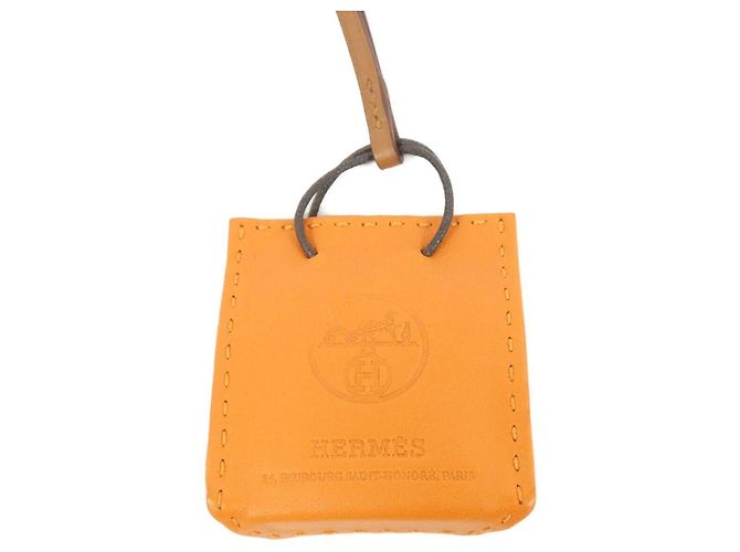 Hermès Hermes Sac Orange Handbag Charm Rot - Ansicht 2