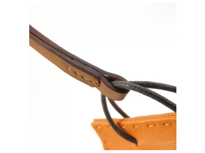 Hermès Hermes Sac Orange Handbag Charm Rot - Ansicht 5