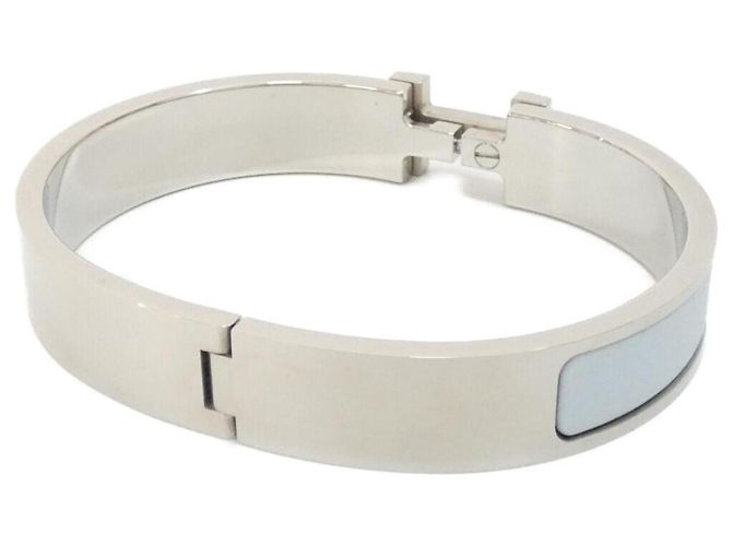 Hermès Pulsera Hermes Click H con colgante Azul - vista 2