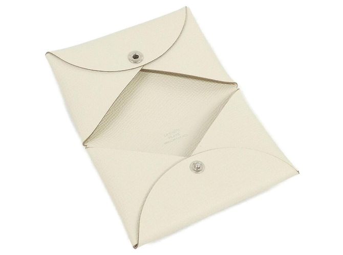 Hermès Tarjetero Hermes Calvi Blanco - vista 4