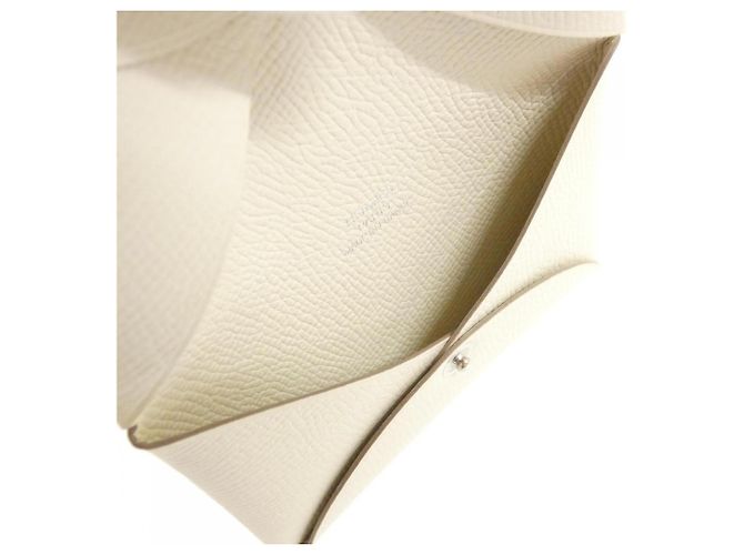 Hermès Tarjetero Hermes Calvi Blanco - vista 7