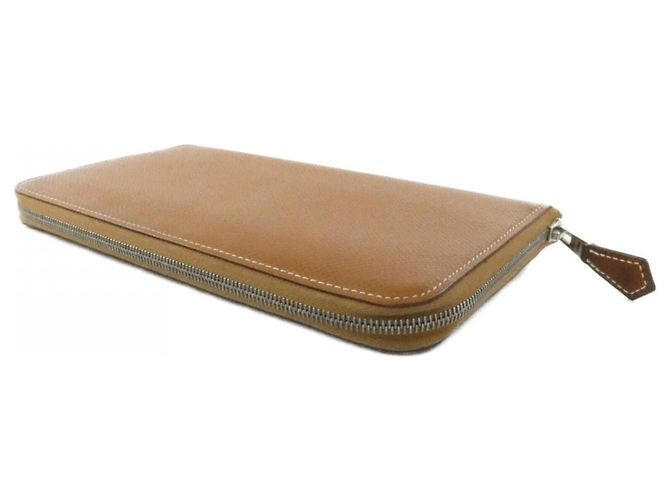 Hermès Hermes Animapolis Silk Long Wallet in Beige - view 3
