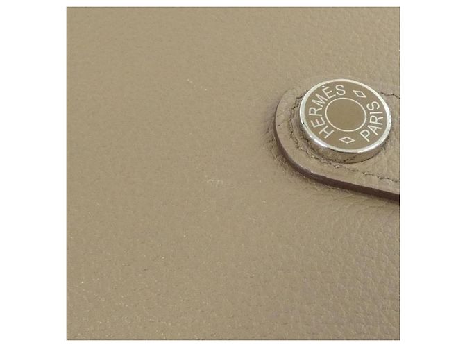 Hermès Hermes RMS Toutainman Verso 085234CK Long Bill Wallet Beige - vista 5