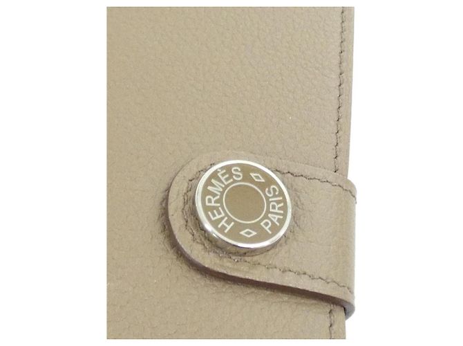 Hermès Hermes RMS Toutainman Verso 085234CK Long Bill Wallet Beige - vista 7
