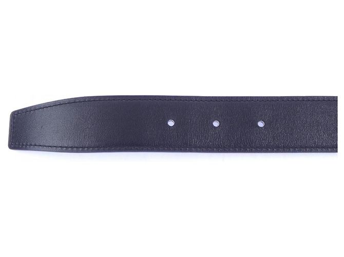 Hermès Hermes H Guilloché 32mm Reversible Belt Brown Black - view 4