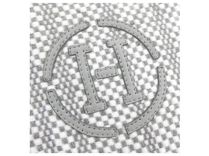Hermès Carré Hermes PANAMA RAYEE Marron Beige - vue 4