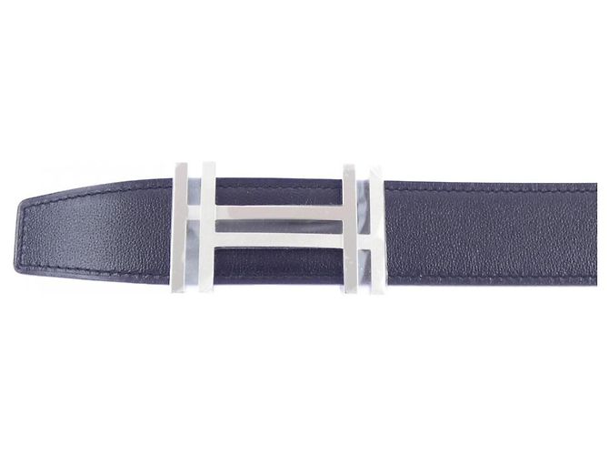 Hermès Hermes H AU CARRE Reversible Belt Brown Black - view 2