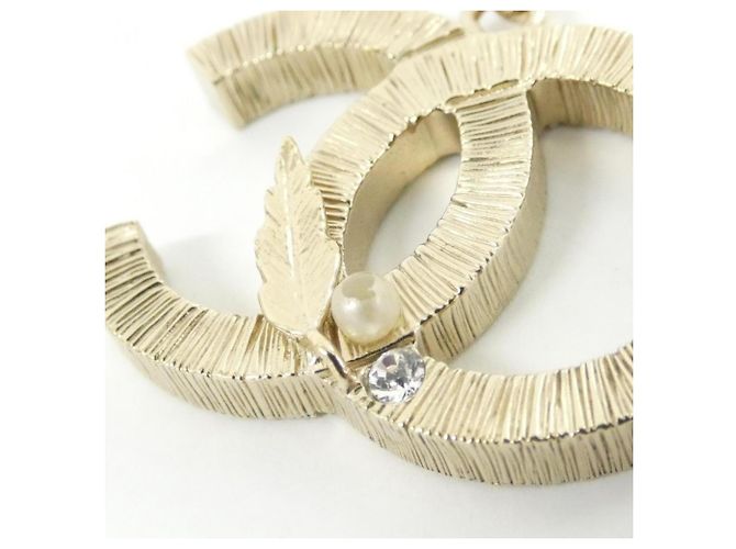 Collar Chanel 60212 Oro y Blanco Dorado - vista 3